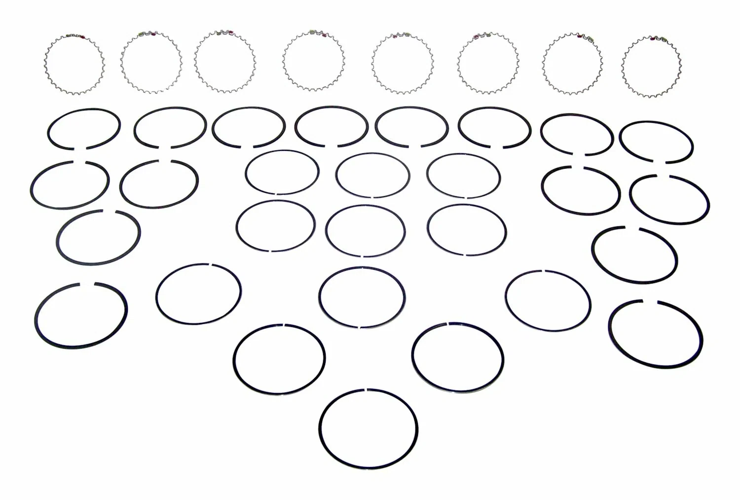 Vintage - Metal Unpainted Piston Ring Set - J3208066